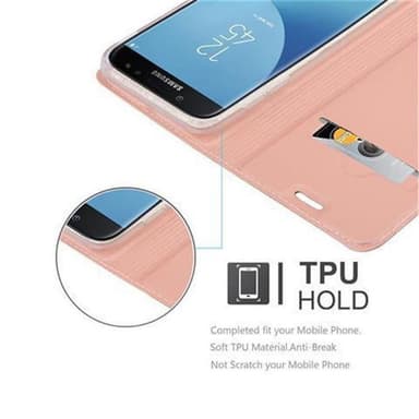 Samsung Galaxy J7 2017 lommebokdeksel etui (rosa)