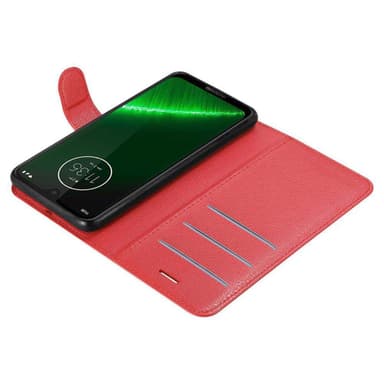 Motorola MOTO G7 / G7 PLUS Deksel Etui Case (rød)