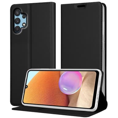 Samsung Galaxy A32 4G lommebokdeksel etui (svart)