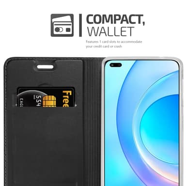 Honor 50 LITE lommebokdeksel etui (svart)