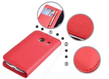 Samsung Galaxy ACE STYLE Deksel Etui Case (rød)