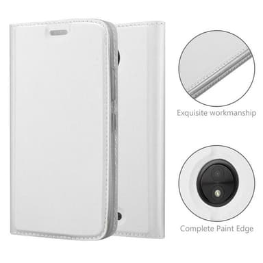Motorola MOTO C lommebokdeksel etui (sølv)
