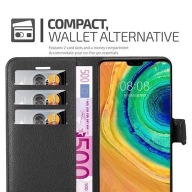 Huawei MATE 30 Deksel Etui Case (svart)