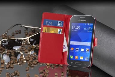Samsung Galaxy ACE STYLE Deksel Etui Case (rød)