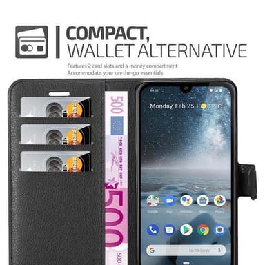 Nokia 4.2 Deksel Etui Case (svart)