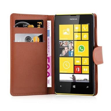 Nokia Lumia 520 / 521 Deksel Etui Case (brun)