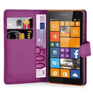 Nokia Lumia 535 Deksel Etui Case (lilla)