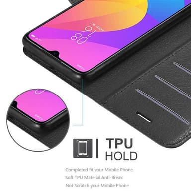 Xiaomi Mi CC9 Deksel Etui Case (svart)