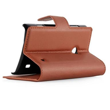 Nokia Lumia 520 / 521 Deksel Etui Case (brun)