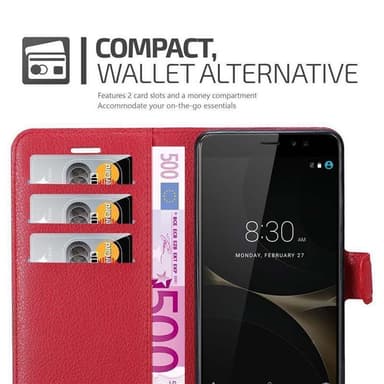 ZTE Nubia N1 LITE Deksel Etui Case (rød)