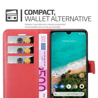 Xiaomi Mi A3 Deksel Etui Case (rød)