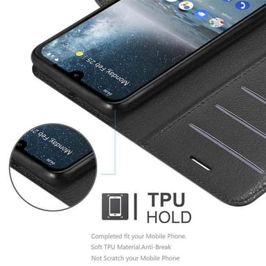 Nokia 4.2 Deksel Etui Case (svart)