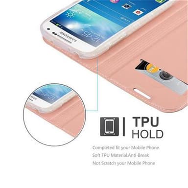 Samsung Galaxy S4 MINI lommebokdeksel etui (rosa)