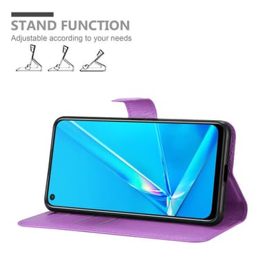 Oppo A92 Deksel Etui Case (lilla)