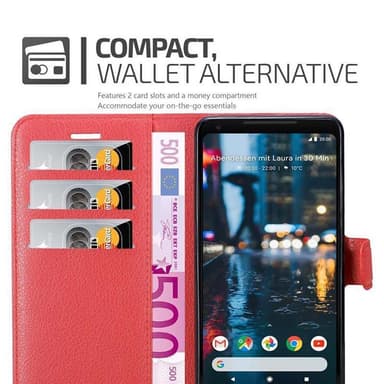 Google PIXEL 2 XL Deksel Etui Case (rød)