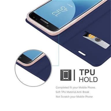 Samsung Galaxy J7 2017 lommebokdeksel etui (blå)