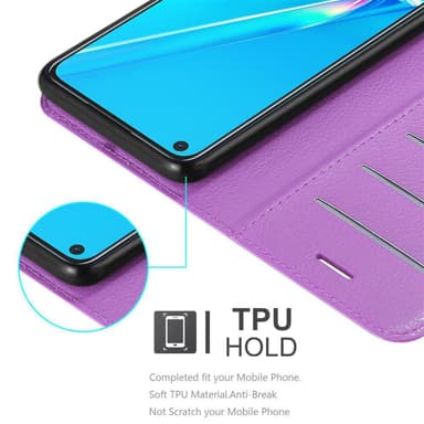Oppo A92 Deksel Etui Case (lilla)