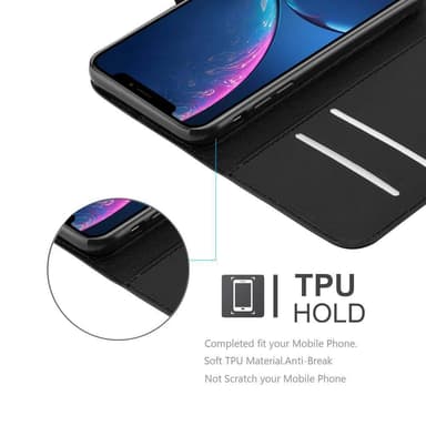 iPhone XR Deksel Etui Case (svart)