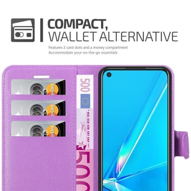 Oppo A92 Deksel Etui Case (lilla)