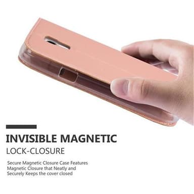 Samsung Galaxy S4 MINI lommebokdeksel etui (rosa)