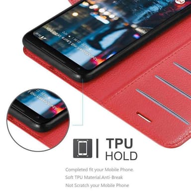 Google PIXEL 2 XL Deksel Etui Case (rød)