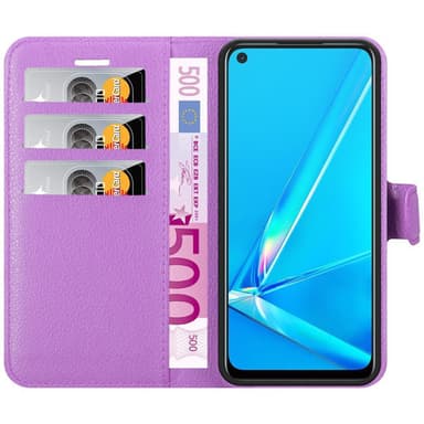 Oppo A92 Deksel Etui Case (lilla)