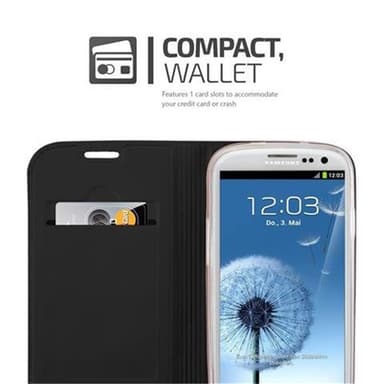 Samsung Galaxy S3 / S3 NEO lommebokdeksel etui (svart)