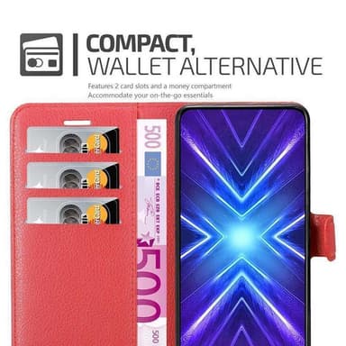 Honor 9X Deksel Etui Case (rød)