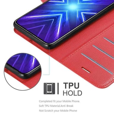 Honor 9X Deksel Etui Case (rød)