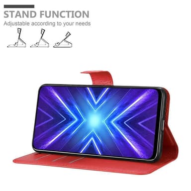 Honor 9X Deksel Etui Case (rød)