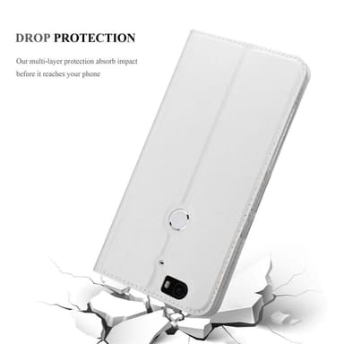 Huawei Google NEXUS 6P lommebokdeksel etui (sølv)