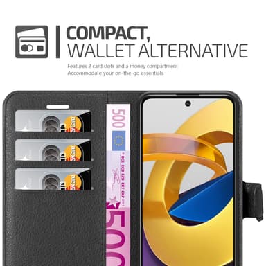 Xiaomi POCO M4 PRO 5G Deksel Etui Case (svart)