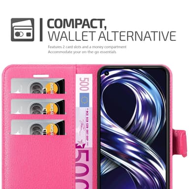 Realme 8i / Narzo 50 4G Deksel Etui Case (rosa)