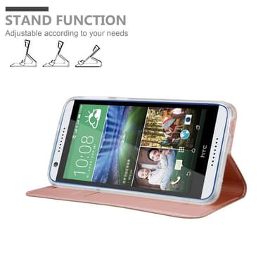 HTC Desire 820 lommebokdeksel etui (rosa)