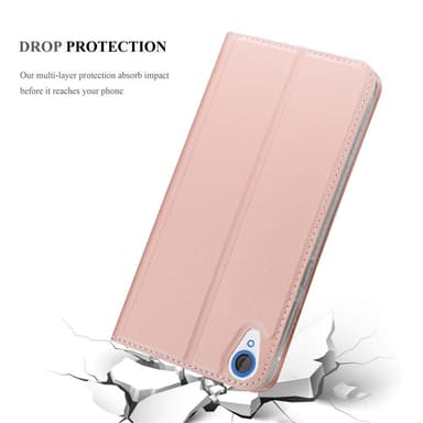 HTC Desire 820 lommebokdeksel etui (rosa)