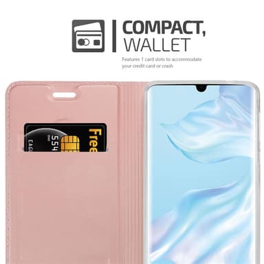 Huawei P30 PRO lommebokdeksel etui (rosa)