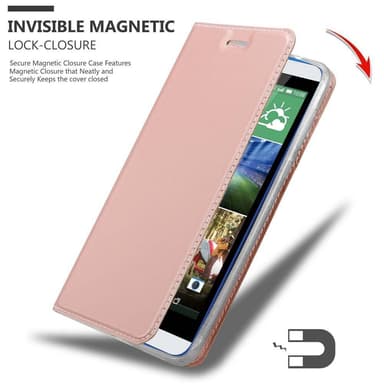 HTC Desire 820 lommebokdeksel etui (rosa)