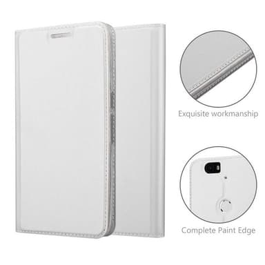 Huawei Google NEXUS 6P lommebokdeksel etui (sølv)