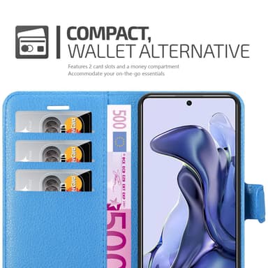 Xiaomi 11T / 11T PRO Deksel Etui Case (blå)
