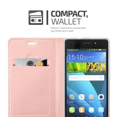 Huawei P8 LITE 2015 lommebokdeksel etui (rosa)