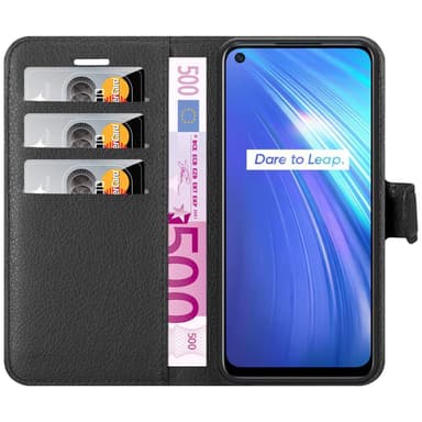 Realme 6 4G / 6s Deksel Etui Case (svart)