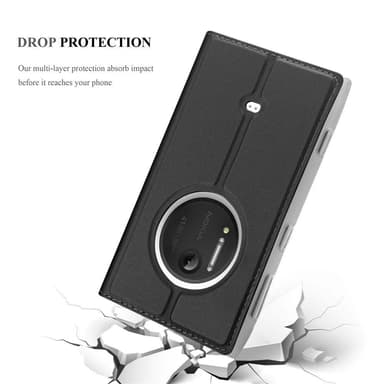 Nokia Lumia 1020 lommebokdeksel etui (svart)