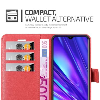 Realme 5 / 5i / 6i / C3 Deksel Etui Case (rød)