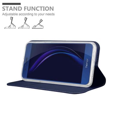 Honor 8 / 8 PREMIUM lommebokdeksel etui (blå)