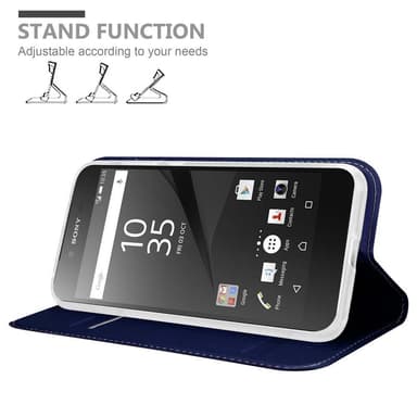 Sony Xperia Z5 PREMIUM lommebokdeksel etui (blå)