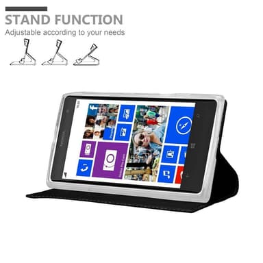Nokia Lumia 1020 lommebokdeksel etui (svart)