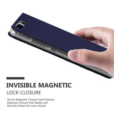Huawei P10 lommebokdeksel etui (blå)