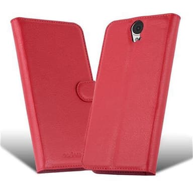 HTC ONE E9 PLUS Deksel Etui Case (rød)