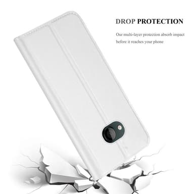 HTC U PLAY lommebokdeksel etui (sølv)