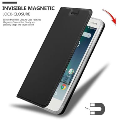Nokia 2 2017 lommebokdeksel etui (svart)